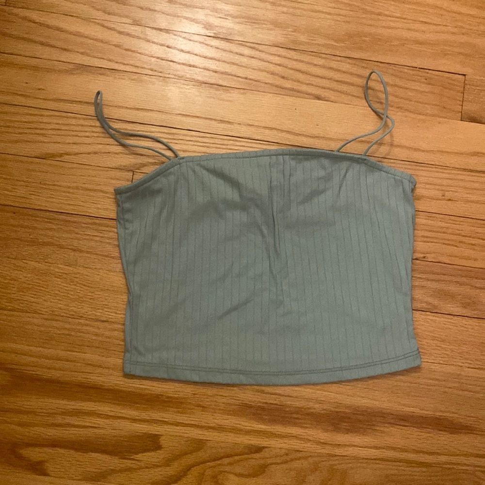 ⋆｡°✩ rue 21 sage green tube top ⋆｡°✩